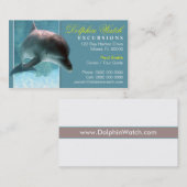 Delphin-Visitenkarte Visitenkarte (Vorne/Hinten)