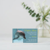Delphin-Visitenkarte Visitenkarte (Stehend Vorderseite)