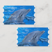 Delphin-Visitenkarte Visitenkarte (Vorne/Hinten)