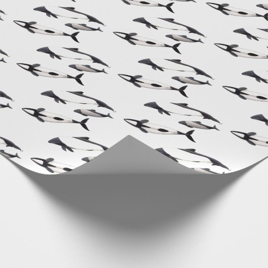 Delphin von Commerson Geschenkpapier (Ecke)