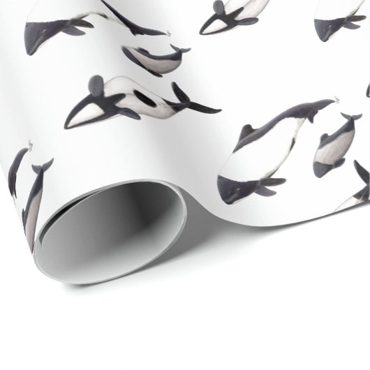 Delphin von Commerson Geschenkpapier (Rolleneckpunkt)