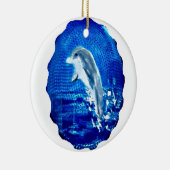Delphin von Meerestieren Keramik Ornament (Rechts)
