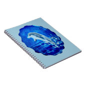 Delphin von Meerestieren Notizblock (Rechte Seite)