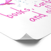 Delphin Wasserfarbe - Büchskarten und -geschenke Poster (Ecke)