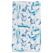 Delphin, wasserfarbig, nahtloses Muster, Delphin Kleine Geschenktüte (Vorderseite)