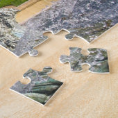 Delphin Wasserstatue Denver. Jigsaw Puzzle (Seite)