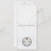 Delphin Wedding Foto Ankündigung QR Code (Vorderseite)