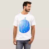 Delphin-Welt T-Shirt (Vorne ganz)
