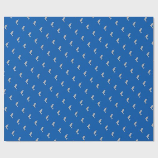 Delphin-Wrapping-Papier für den Breitband Geschenkpapier (Flach)