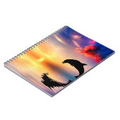 Delphin-Zeitschrift/Notizbuch Notizblock (Linke Seite)