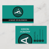 Delphinblase Visitenkarte (Vorne/Hinten)