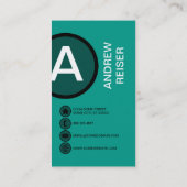 Delphinblase Visitenkarte (Rückseite)