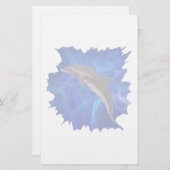 Delphinbriefpapier Briefpapier (Vorne/Hinten)