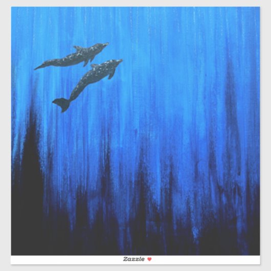 Delphine: #2 aufkleber (Blatt)