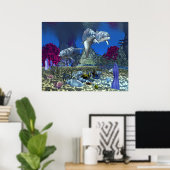 Delphine - 30"x24" Poster (Heimbüro)
