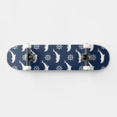Delphine auf Parade-Muster Skateboard (Horizontal)