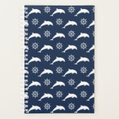 Delphine auf Parademuster Planer (Vorderseite)