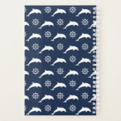 Delphine auf Parademuster Planer (Rückseite)