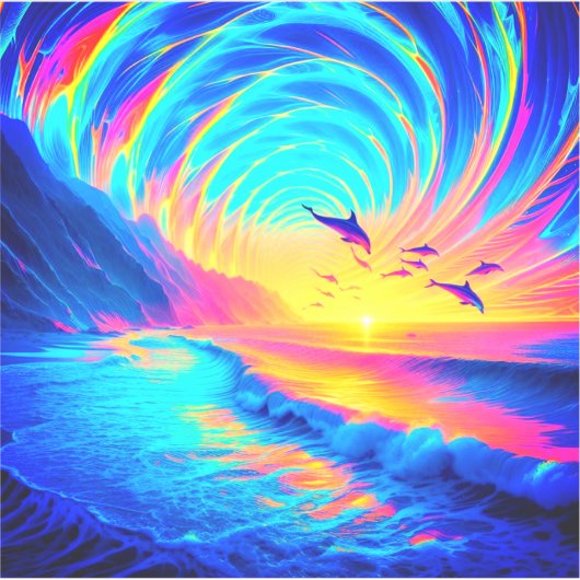 Delphine Aufkleber (Vorderseite)