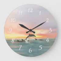 Delphine Beach Sunset Ocean Seascape
