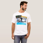 Delphine begrüßen den Trainer T-Shirt (Vorne ganz)