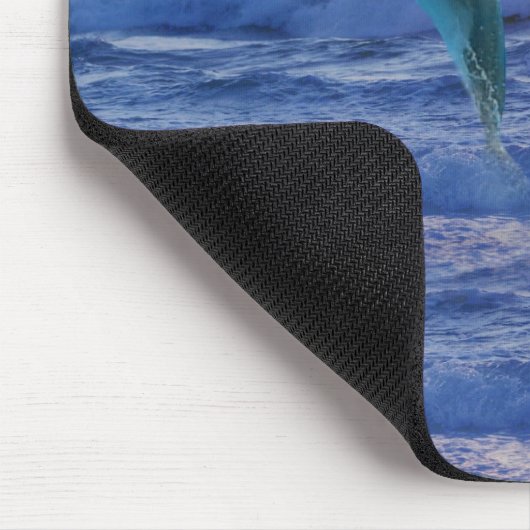 Delphine bei Sonnenaufgang Mousepad (Ecke)