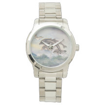 Delphine beim Spielen