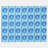 Delphine BFTG Fleecedecke (Vorderseite (Horizontal))