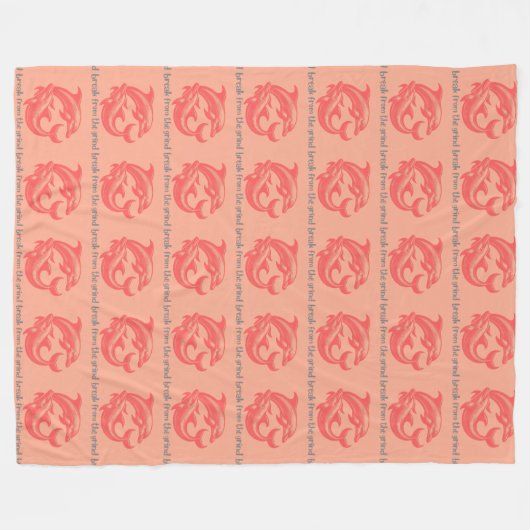 Delphine BFTG Fleecedecke (Vorderseite (Horizontal))