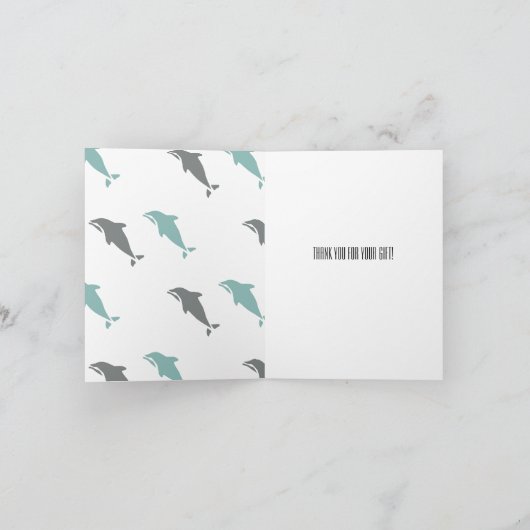 Delphine Dankeskarte (Innenseite)