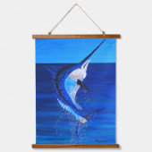 Delphine, Delphine, Marlin Wandteppich Mit Holzrahmen (Vorderseite 3)