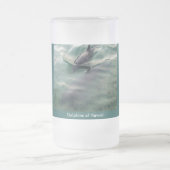 Delphine der Hawaii-Tasse Mattglas Bierglas (Mittel)