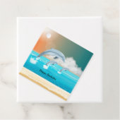 Delphine, die im Ozean brechen Geschenkanhänger (Beispiel)