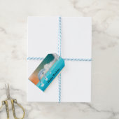 Delphine, die im Ozean brechen Geschenkanhänger (Mit Garn)