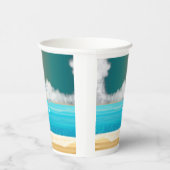 Delphine, die im Ozean brechen Pappbecher (Rechts)