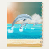 Delphine, die im Ozean brechen Planer (Rückseite)