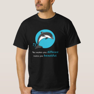 Delphine Dolphin Ocean Sea Fish Animal Funny Gift T-Shirt