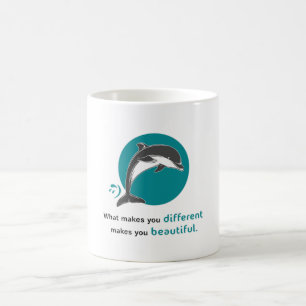 Delphine Dolphin Ocean Sea Fish Animal Gift Idee Kaffeetasse