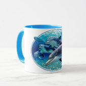 Delphine durch EKLEKTIX Tasse (Vorderseite Links)