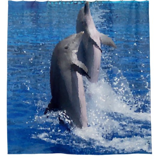 Delphine Duschvorhang (Vorderseite)