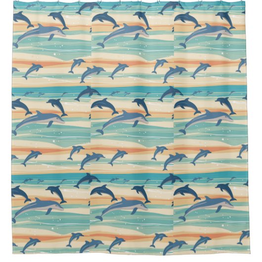 Delphine Duschvorhang (Vorderseite)