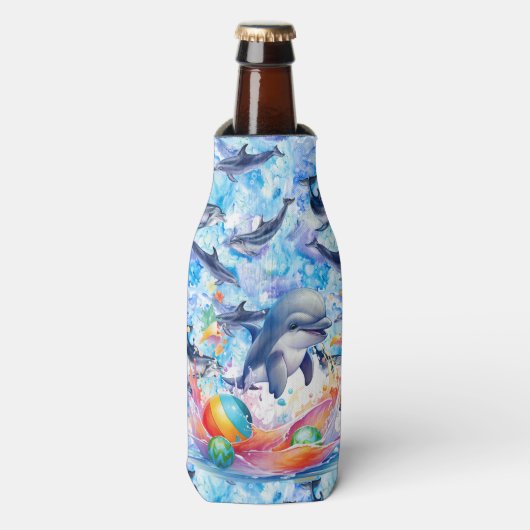 Delphine Flaschenkühler (Flaschenvorderseite)