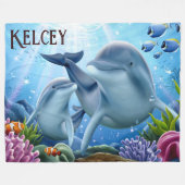 Delphine Fleece Blanket (Vorderseite (Horizontal))