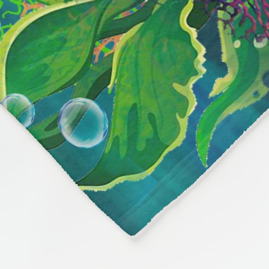 Delphine Fleece Blanket (Ecke)