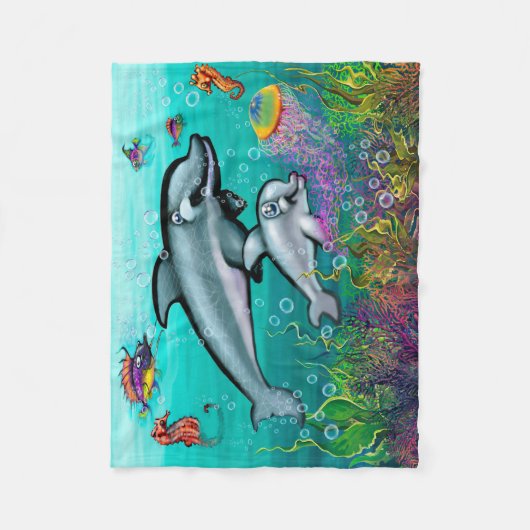 Delphine Fleece Blanket (Vorderseite)