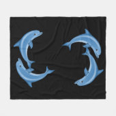 Delphine Fleece Blanket (Vorderseite (Horizontal))