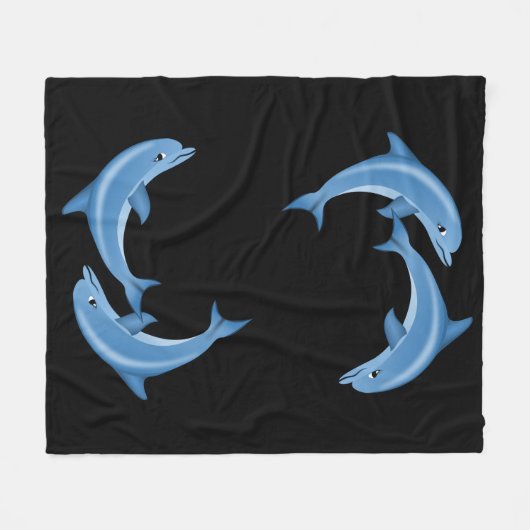 Delphine Fleece Blanket (Vorderseite (Horizontal))
