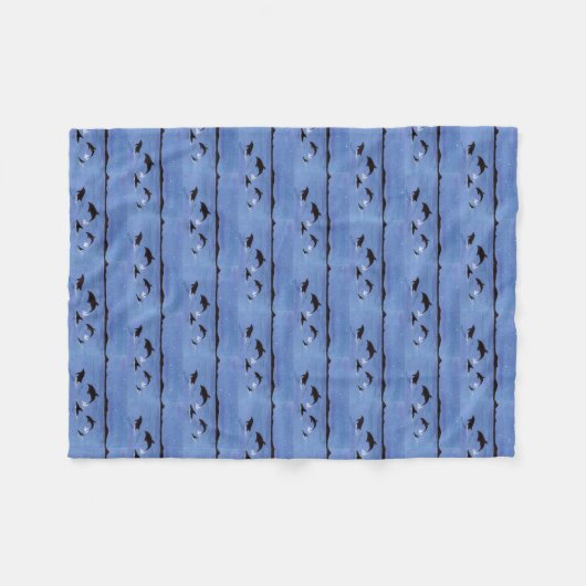 Delphine Fleecedecke (Vorderseite (Horizontal))