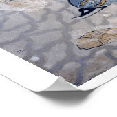 Delphine (fresco) poster (Ecke)