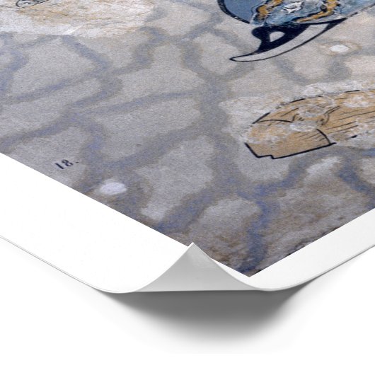 Delphine (fresco) poster (Ecke)